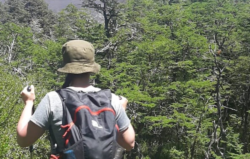 Trekking refugios del Volcán Lanín. Cara Norte.