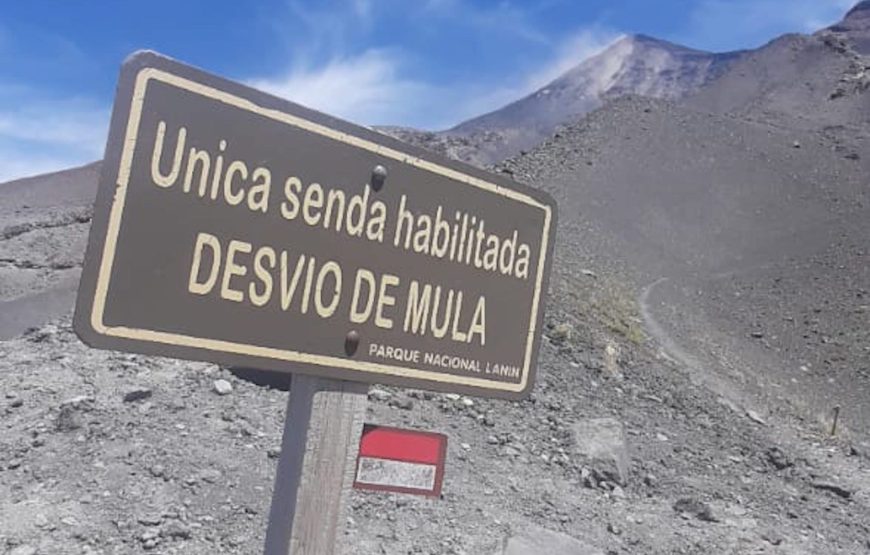 Trekking refugios del Volcán Lanín. Cara Norte.